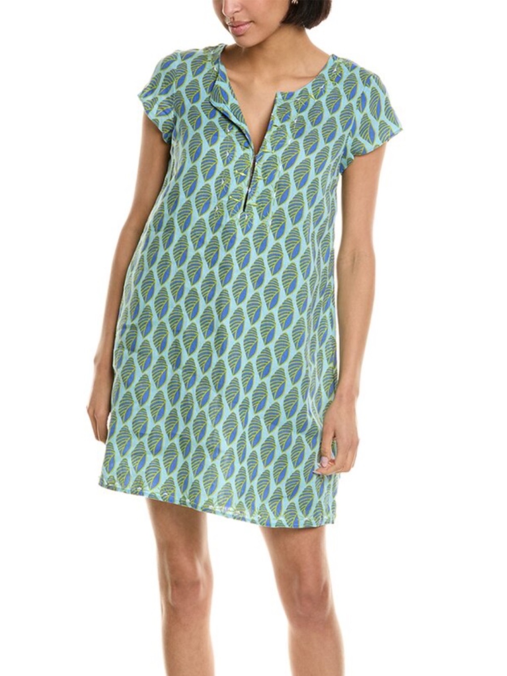 NWT Hiho Rachel Linen Shift Dress LG